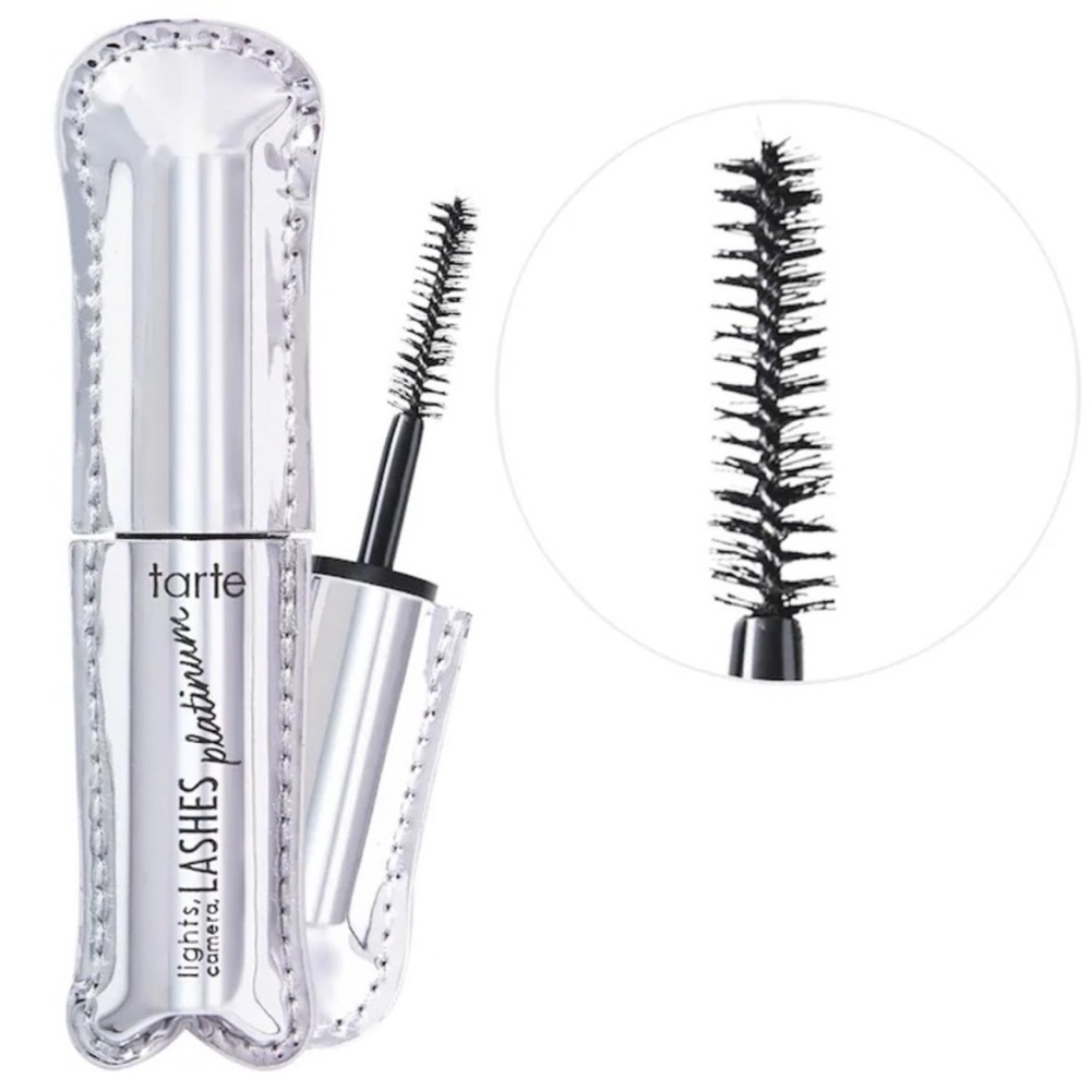NWT Tarte Platinum Mascara with Bristle Brush Travel Size 2 ml/0.07 oz